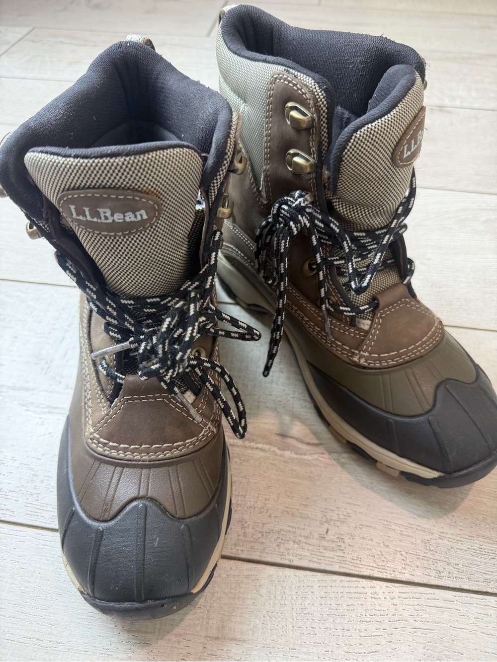 L.L.Bean Women’s Size 8 PrimaLoft TEK2.5 Waterproof Winter Snow Hiking Boots
